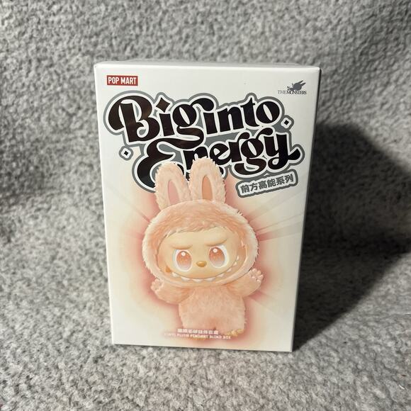 Labubu Big Into Energy Unopened Athentic Box New POPMART Love Plush US - Picture 1 of 8